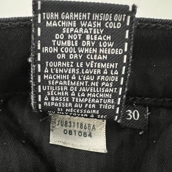 7 For All Mankind Womens Gwenevere Ankle Skinny Jeans Black Raw Step Hem size 30 - Picture 12 of 14